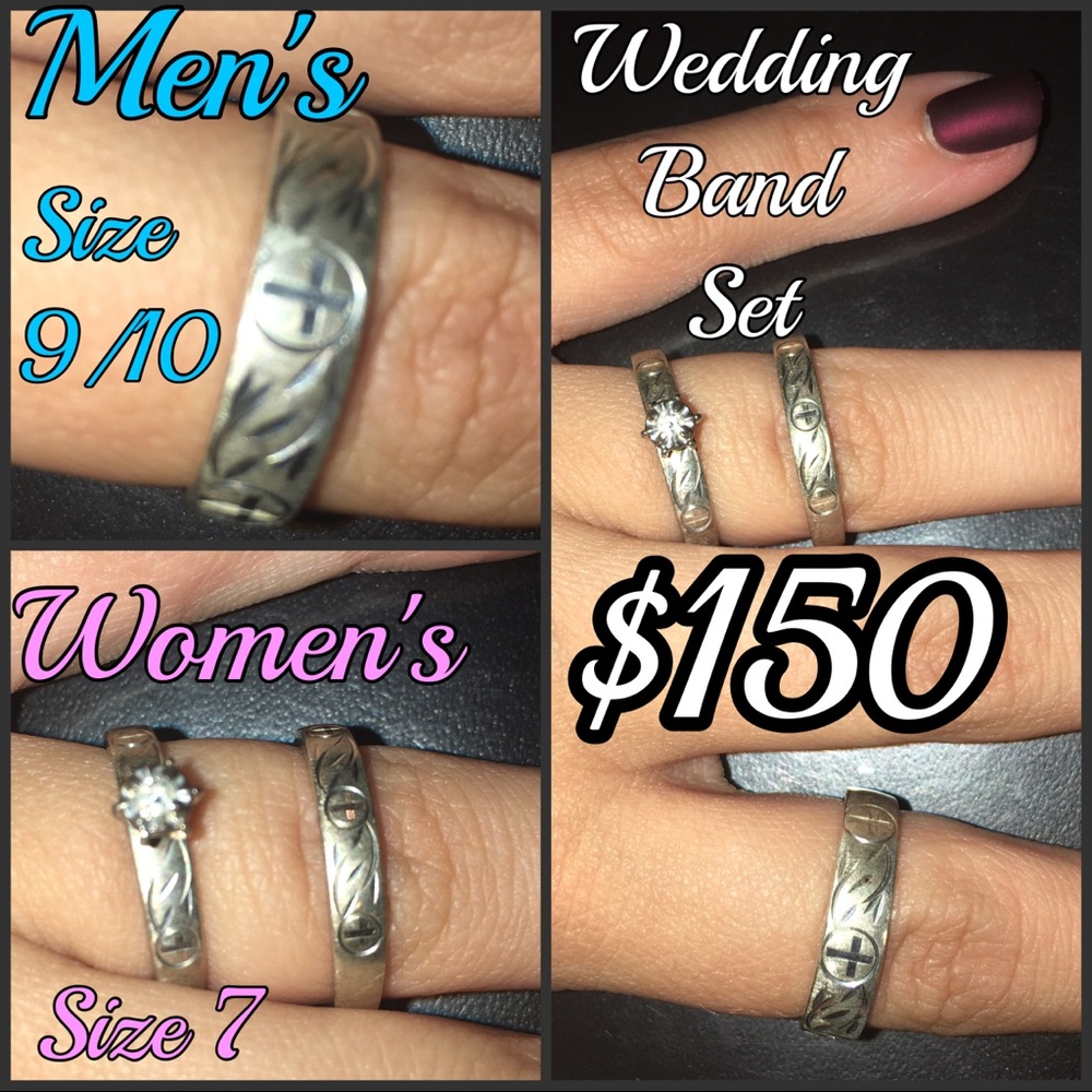 Complete Wedding band set (men and women)